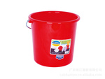 Round Plastic Buckets With Attached Arm