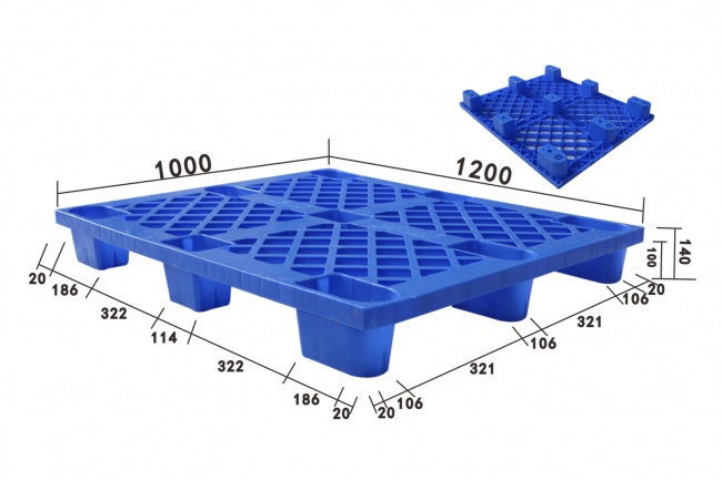 Medium Weight Ventilated Plastic Pallets