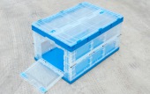 3653Attached Clear Lid Collapsible Clear Container