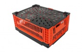 3417Attached Lid Collapsible & Folding Baskets